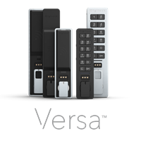 Versa - Slim, versatile, and meticulously designed, Versa adds security to any storage space, from drawers to lockers and beyond. With multiple configurations, a wireless design, and a hand-turned cam, Versa seamlessly adapts to the needs of your facility.