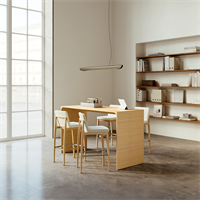 Reymi Bar Height Stools with Avelina Meeting Table