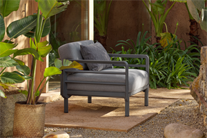 Maximo Poltrona Basalto/Lava