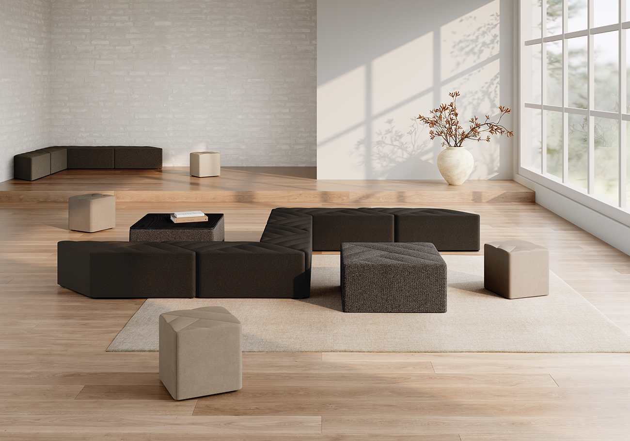 Quil Modular Benches and Occasional Table