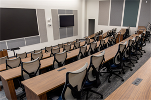 Higher education custom auditorium tables