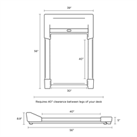 Unique, extra-wide design for added comfort throughout the workday